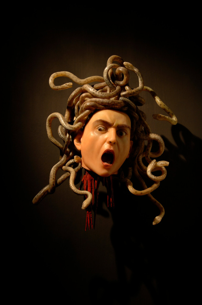 Medusa - Caravaggio. Silicon Rubber. 2010