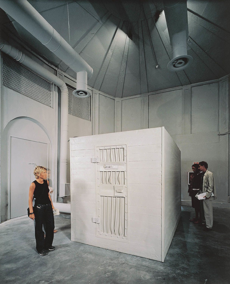 Loris Cecchini. Biennale di Venezia 2001. Reliazzazione delle opere. 