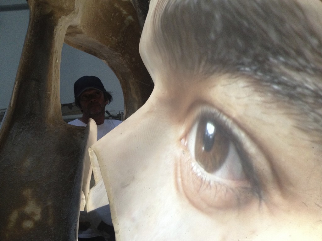 Biennale di Venezia 2015, ARTE, Padiglione della Russia, Installazione di Irina Nakhova. Con Grappa Studio Paris. "Maschera da Pilota", Realizzata da Studio Plastikart.