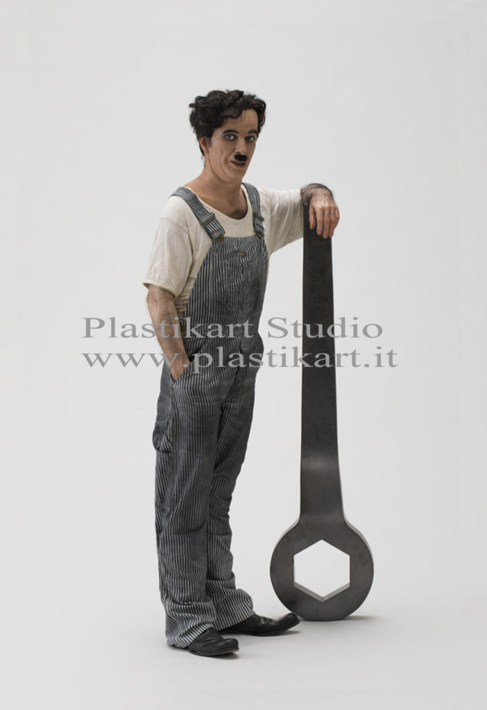 Charlie Chaplin Muse Trento. Plastikart Studio